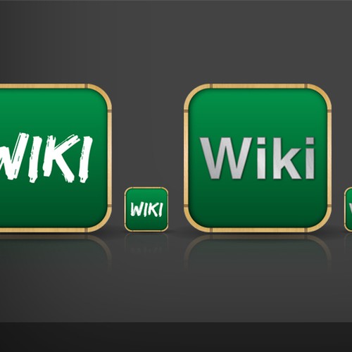 iPhone/iPad Wikipedia App Icon (free copy to all entrants) Design by Midi Adhi