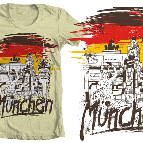 "Looking for a new „München” T-Shirt (see description for details)" winning T-shirt by KYON