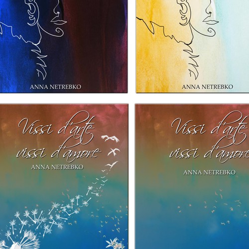 Illustrate a key visual to promote Anna Netrebko’s new album Design by FilipGabriel