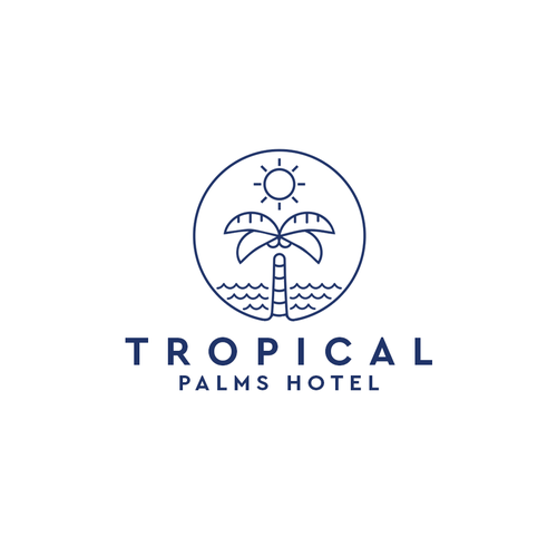 Tropical Palms Hotel-ontwerp door Pixel_by_Pixel