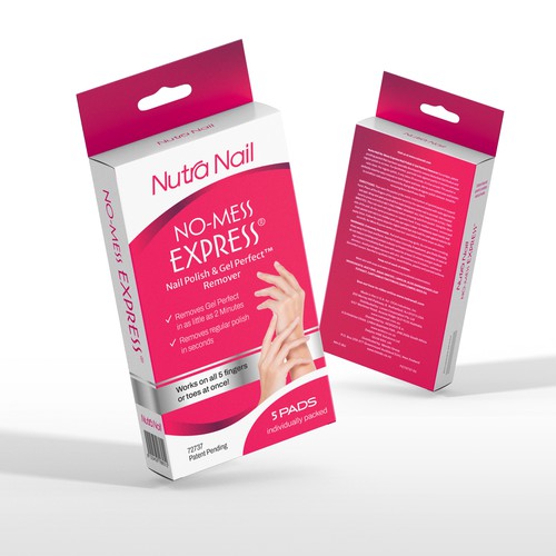 Nutra Nail Gel Remover Design by SRGrafica
