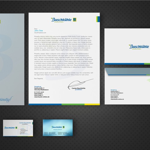 Stationery contest entry by S.D.A