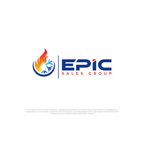 Design a simple yet bold logo for our new HVAC & Plumbing sales group! Design by Naztudio