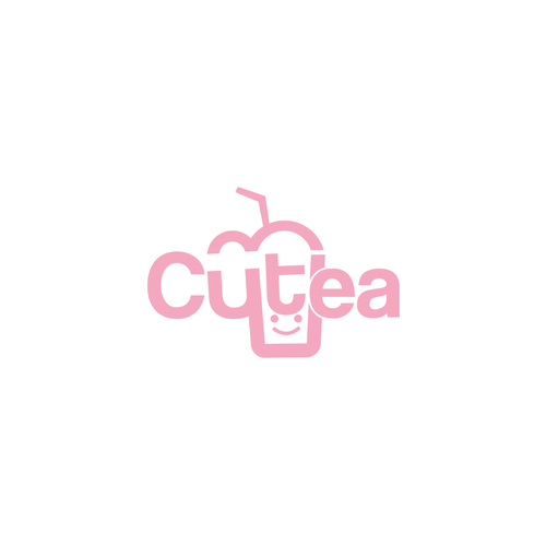 Cute and clean logo for boba/bubble tea shop! Design by taradata
