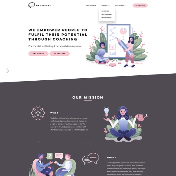 Coaching Business Web Design