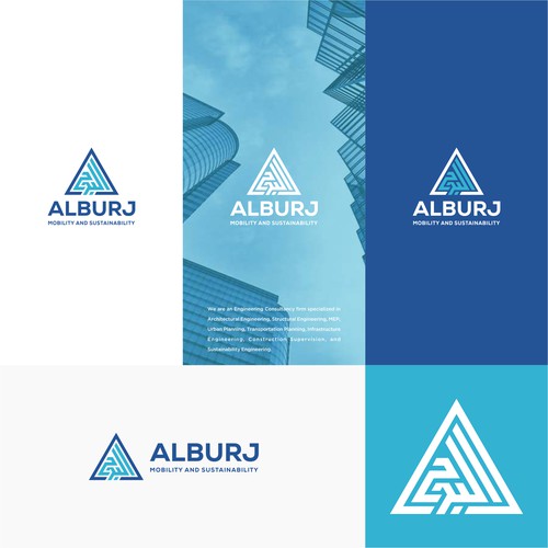 Logo for an Engineering Consultancy firm, specializes in Buildings, Mobility and Sustainability Design by Rozak Ifandi