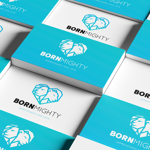 Bring “Born Mighty” Logo and Social To The Masses! Design by >>Jelena<<