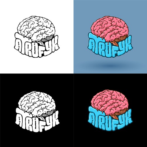 Help me melt brains with a logo representing my internet persona Design by JayaSenantiasa