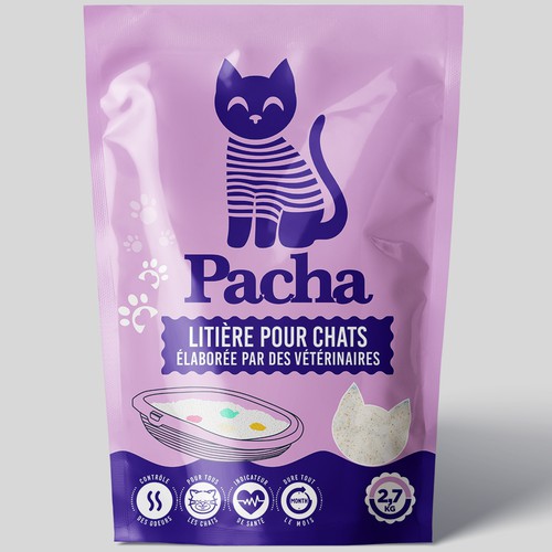 Cat Litter startup Minimalistic packaging - Contest Design by agooshe