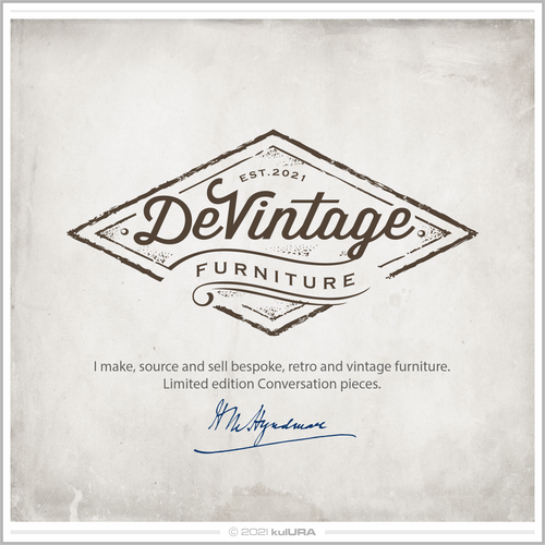 Vintage and retro collectibles Design von kulURA