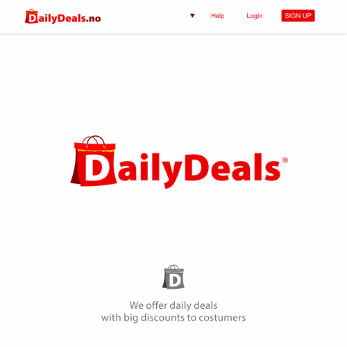 Daily deals logo, Logo design contest