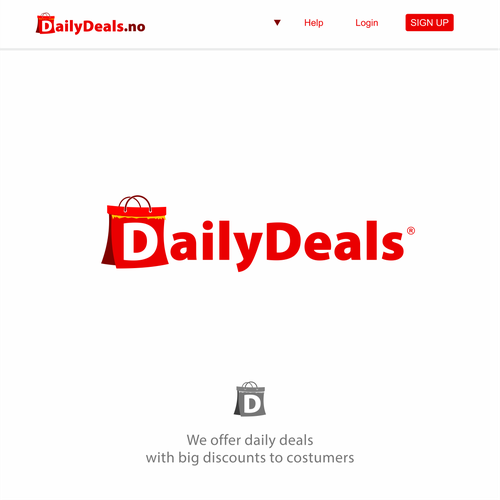 Daily deals logo Logo design contest