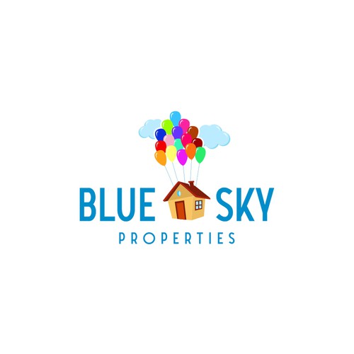 Create a Logo! Blue Sky Properties Design by Drawdesigner