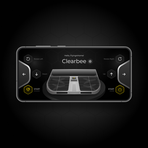 App for a window cleaning drone Design by V888