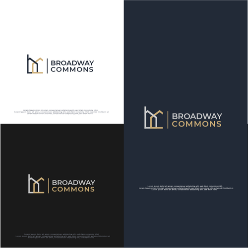 Broadway Commons Professional Services Building Logo Design Design by Blessing.Std