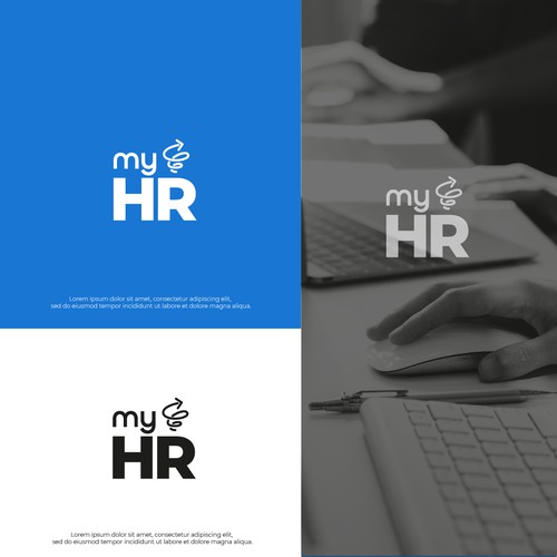 Create an awesome logo for myHR, the #1 HR Software in Luxembourg ! Design by M.I.Thomson