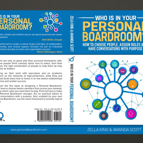 Design a book cover for "Who is in your Personal Boardroom?" Design by ArtSpark