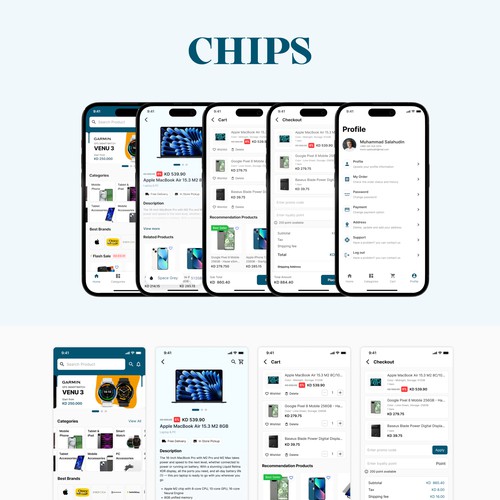 E-commerce Mobile UI/UX Design by thedei