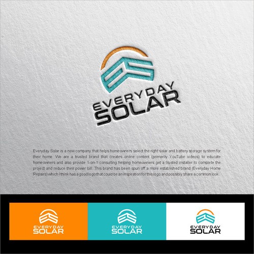 Everyday Solar Logo Design Design by ElVano_Eiji ✔