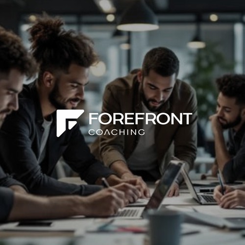 "Modern Premium Logo for Forefront Coaching – Psychology-Driven Performance Coaching" winning Postcard, flyer or print
