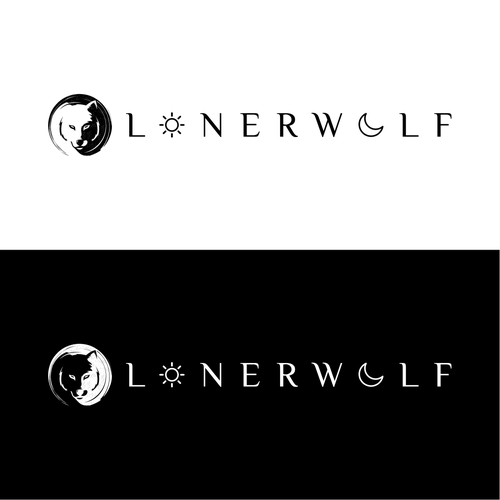 Wolf Sun/Moon Logo For Spiritual Website Design by via_oktav