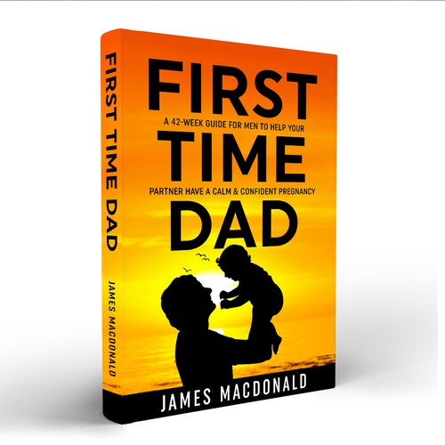 Book cover art appealing to First Time Dad & Expectant Mums Design by Trivuj