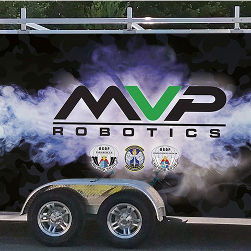 DESIGN A TRAILER WRAP FOR MILITARY ROBOTS - MVP ROBOTICS Design by RockPort ★ ★ ★ ★ ★