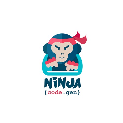 Ninja Code Gen, Fun Cool Creative New Logo! Glhf! 