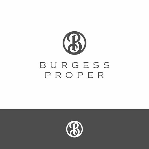 "Lifestyle Brand: Burgess Proper" winning Logo design
