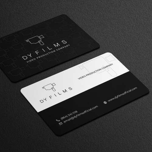 Business card for video production company Design by Galaxiya