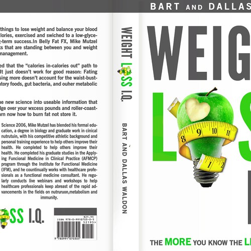 Design a creative and simple cover for weight loss book Design by Milica M.