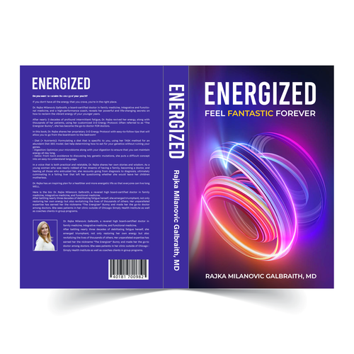 Design a New York Times Bestseller E-book and book cover for my book: Energized Ontwerp door kalatim