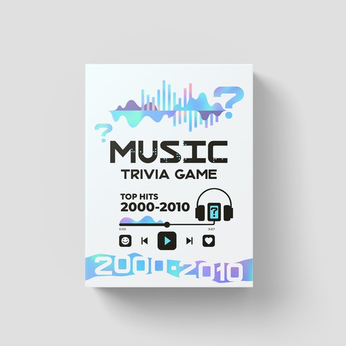 Create a packaging design for a music trivia game Design by znakovanj