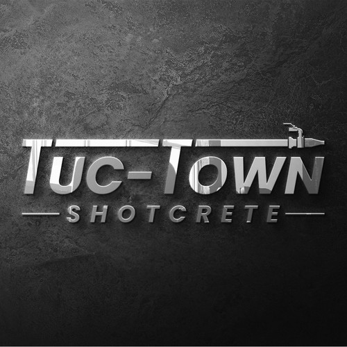 Industrial theme logo with a combination of company name & image for a Shotcrete company in Arizona Design by Creative P