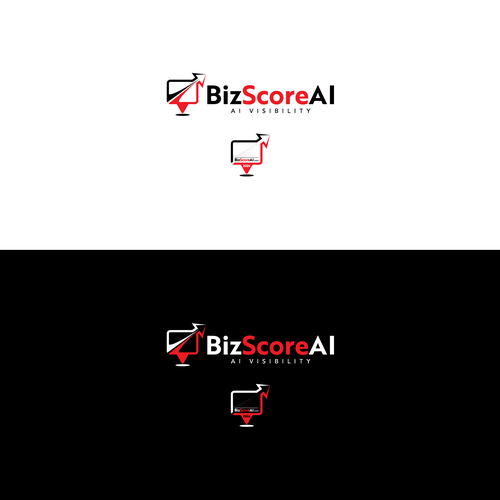 "BizScoreAI.com LOGO CONTEST" winning Icon or button