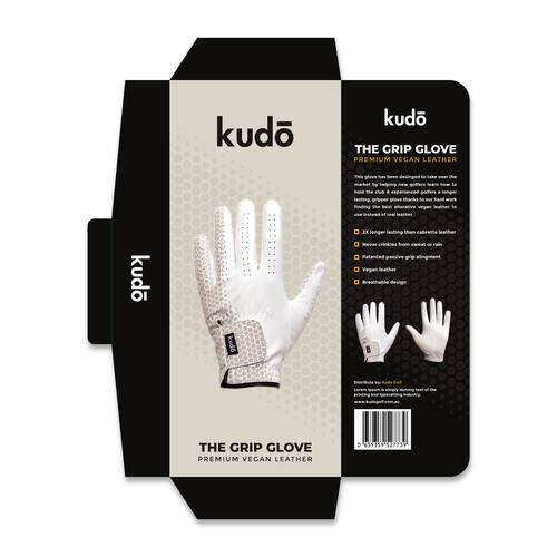 Modern Golf glove packaging contest! Design by Shreya007⭐️