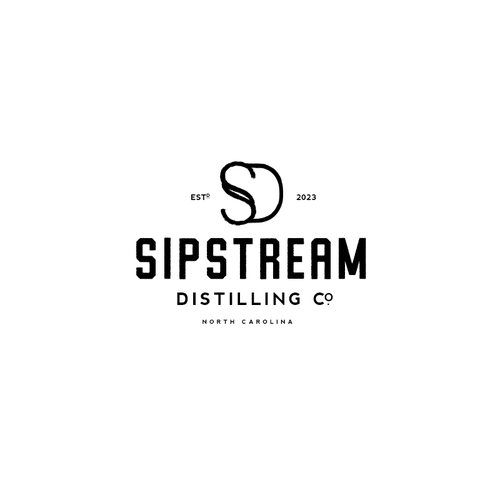 Create Logo for craft distillery SipStream Distilling Co. Design by SAOStudio