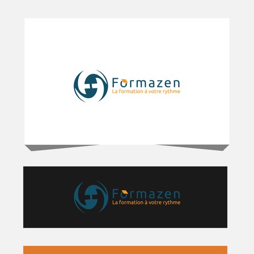 E-learning, online school logo Design by Farouk™