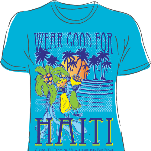 Wear Good for Haiti Tshirt Contest: 4x $300 & Yudu Screenprinter Design por LLesleyP