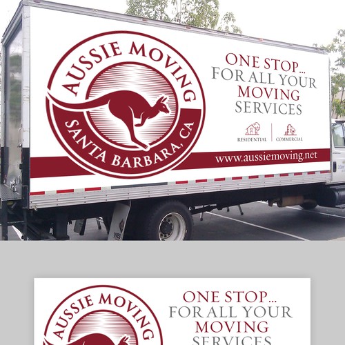 Design Classic Moving Truck artwork for a Santa Barbara Moving Co. Design by GrApHiC cReAtIoN™