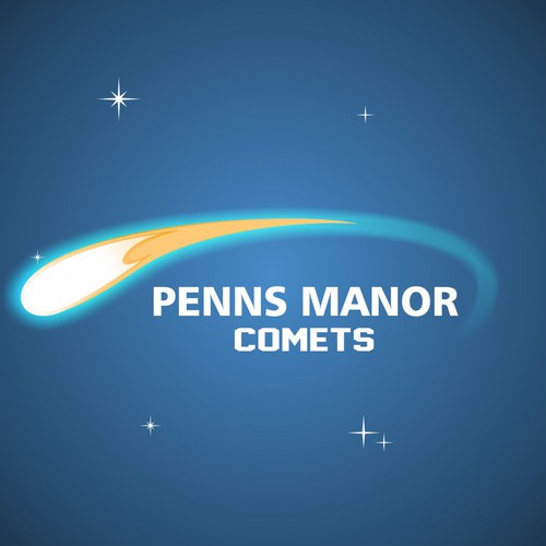 Create a Brand Logo for the 'Penns Manor Comets' with Comet logo! Diseño de Z E N