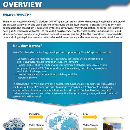 Create a corporate B2B brochure design Design by V.M.74