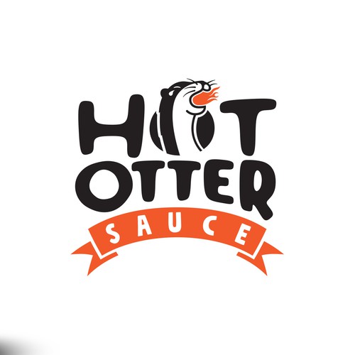 Design a Hot Sauce logo with an Otter Design by ACorso