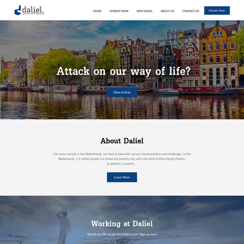Proposition sur un concours de Design de page web, réalisée par winningdesignentry