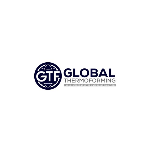 GTF Semiconductor packaging logo Design by 369 Design