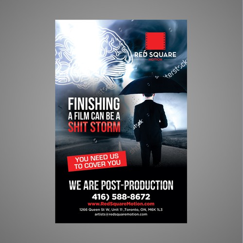 Video Post Production Company flyer Design by Dzhafir