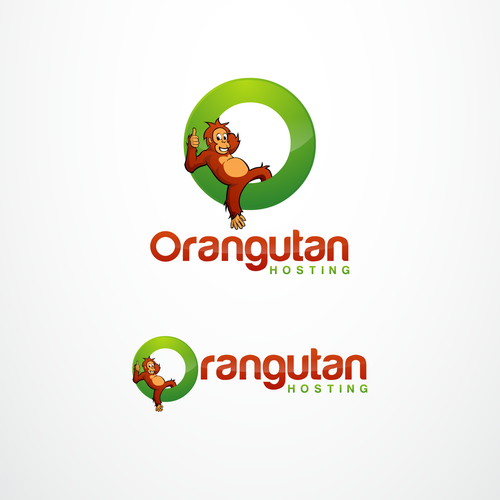 Orangutan hosting needs a new logo | Logo design contest | 99designs