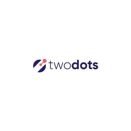 Two Dots Software Fraud Prevention Logo Design - Modern and Simple! Design by creangle