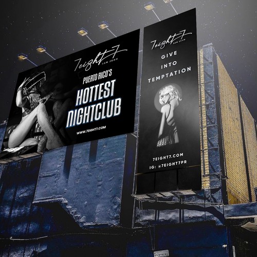 Billboard for a Nightclub and Gentlemen’s Club Design by RED DOT