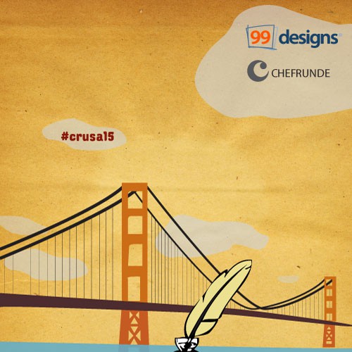 Design di Design a retro "tour" poster for a special event at 99designs! di digitalwitness